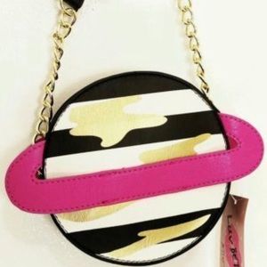 NWOT RARE BETSEY JOHNSON PLANET CROSSBODY BAG